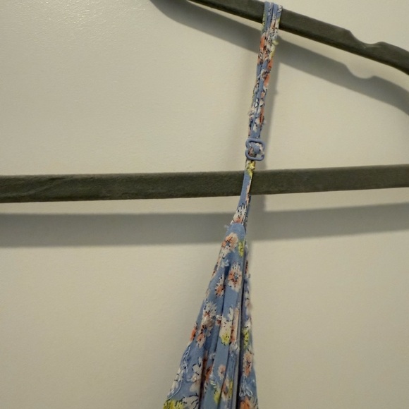 Lulus Sunny Bliss Light Blue Floral Print Tiered Maxi Dress - Picture 11 of 16